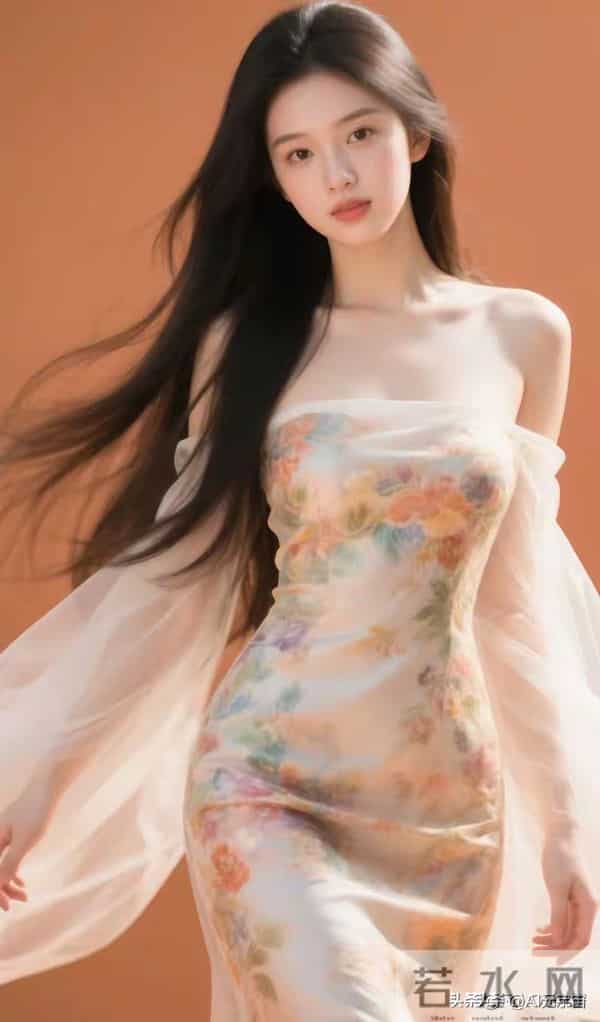 是风揉碎晚霞，在裙裾上种下整个盛夏