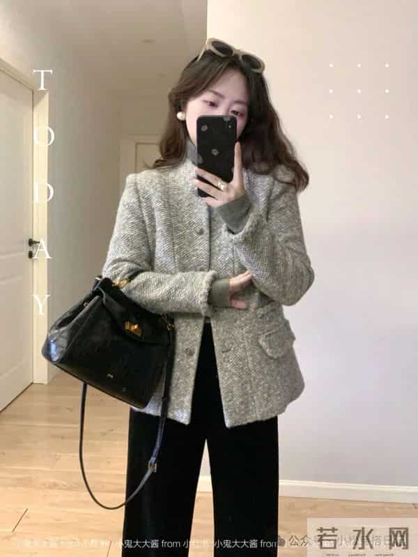 小领导的秋冬通勤穿搭｜小香风+丝绒裤 高级又气质～