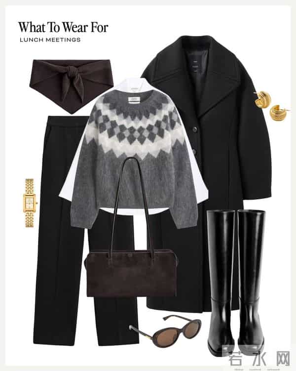 冬季大衣别乱穿！博主的「配色+内搭」模板照搬就美