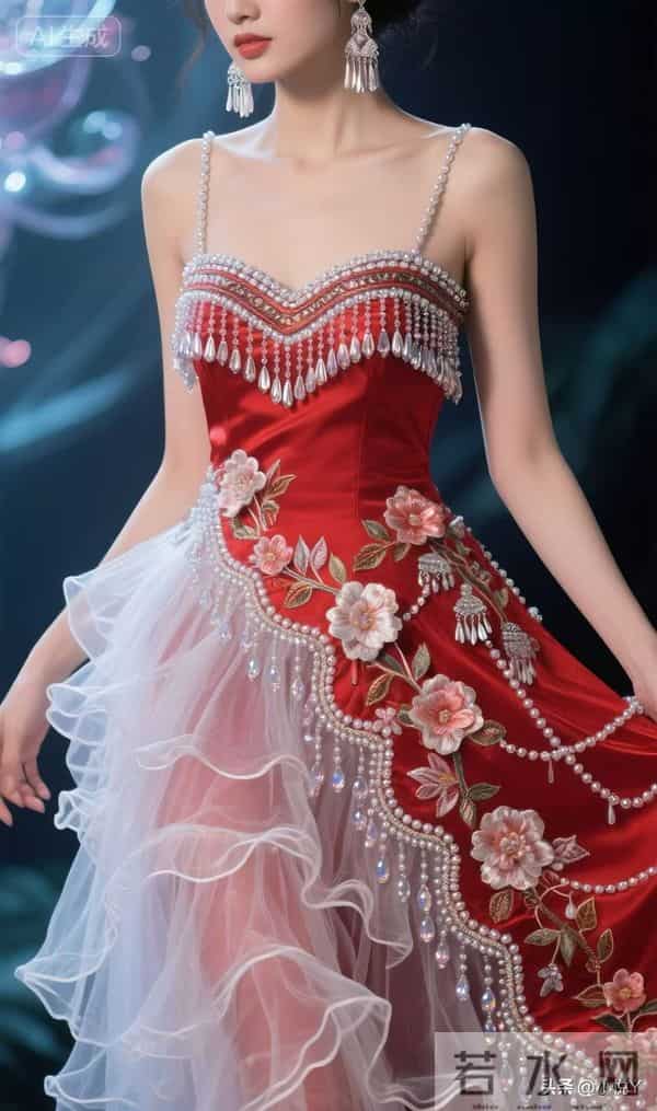 身穿民族服美少女,天姿国色,冷艳秀丽,优雅时尚!