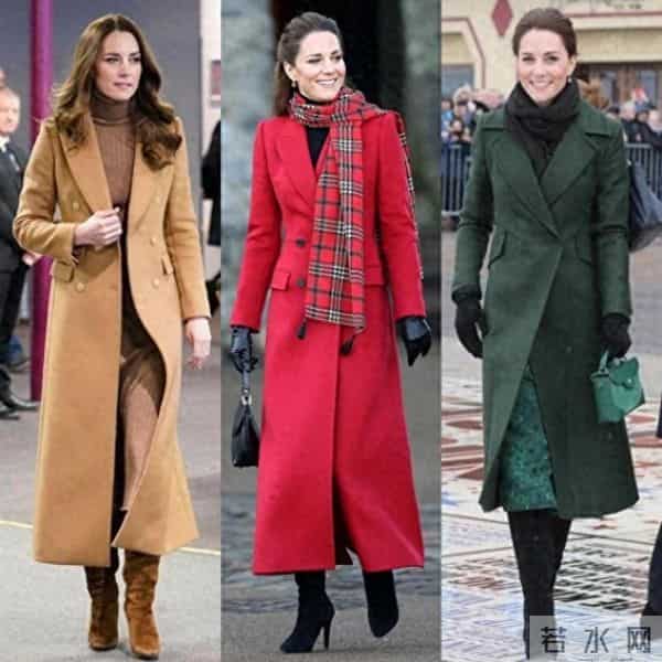 看凯特王妃穿大衣,我悟了:配裙子、不配阔腿裤,穿长筒靴才高级