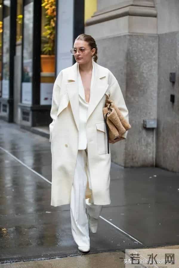 冬天穿白色，太显高级了！