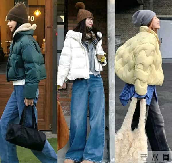 今年冬天“短羽绒服”又火了,这样穿时髦又显高!