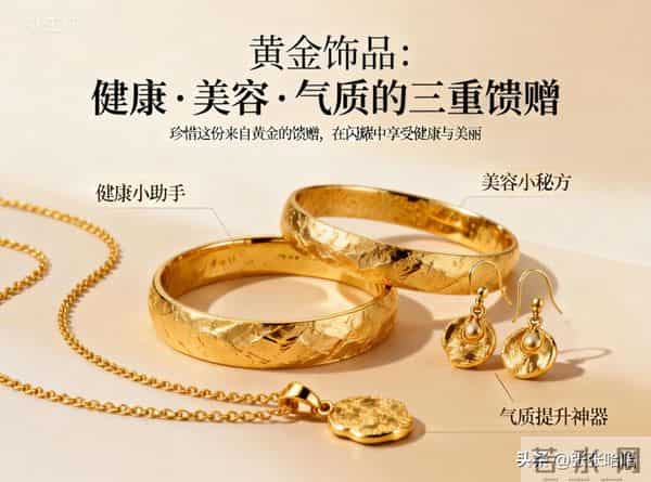 别小瞧黄金饰品！养生美容又提气质，太实用啦！