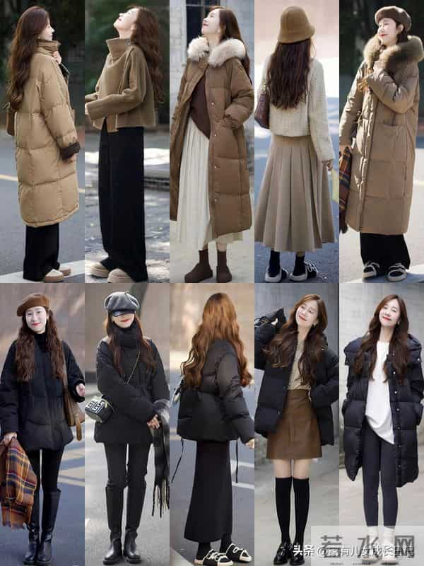 秋冬很火的“羽绒服+松弛感”穿搭｜韩剧女主懒人友好，温柔慵懒