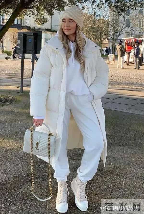 冬天穿白色，太显高级了！
