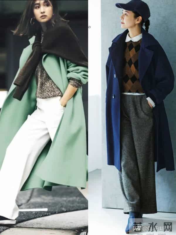 日杂时尚女人秋冬季大衣穿搭分享