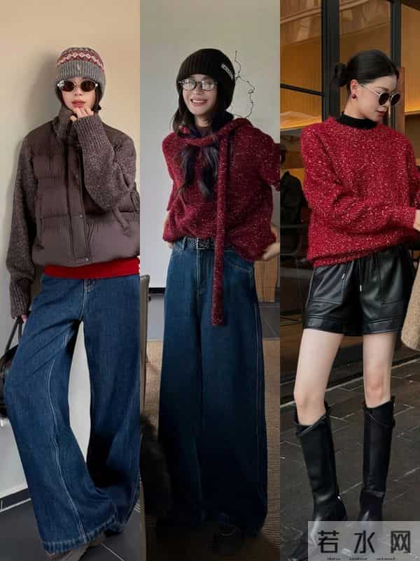 新年红穿搭天花板！高级不艳俗，解锁冬日氛围感