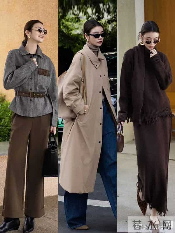 秋冬不用费力穿好看:大衣-皮草-针织,每套都戳中审美