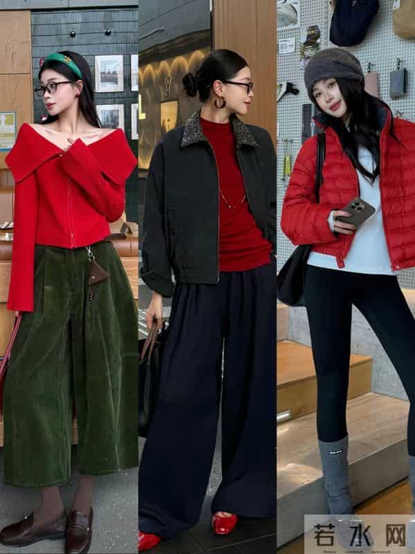 新年红穿搭天花板！高级不艳俗，解锁冬日氛围感