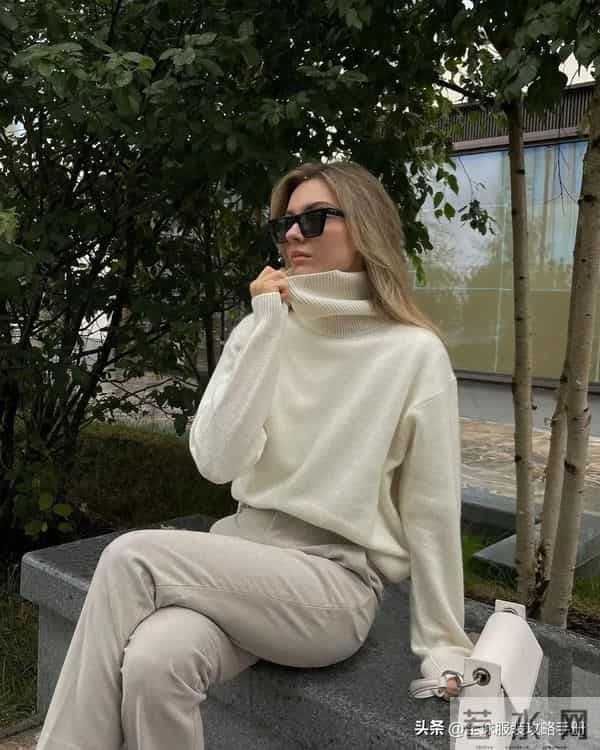 冬天穿白色，太显高级了！