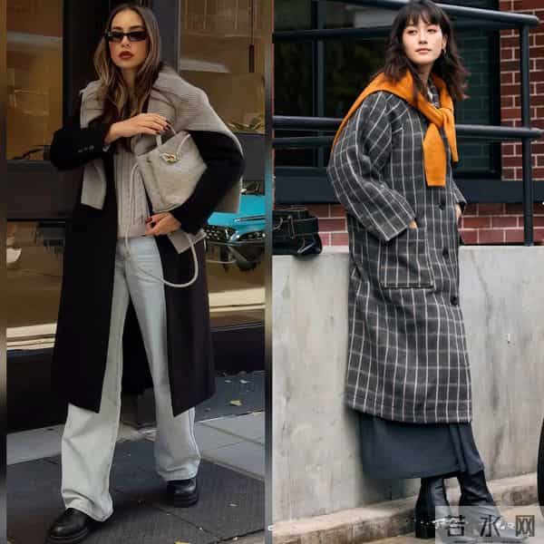 今冬穿“大衣＋毛衣”绝了，又暖又时髦