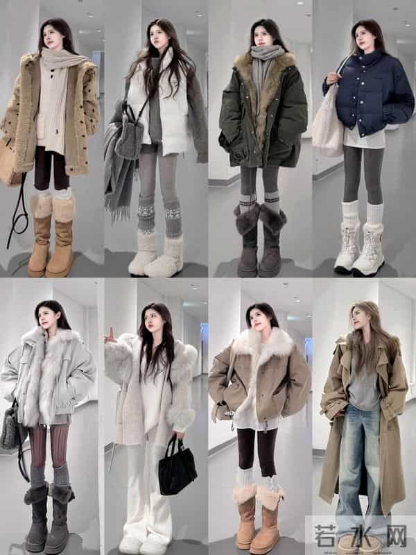 降温穿搭主打一个时尚保暖 属于北方人的冬日保暖时髦