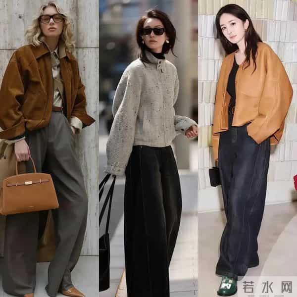 冬季穿搭不想臃肿还得靠“短外套+长裤”这组时髦穿法适配任何人