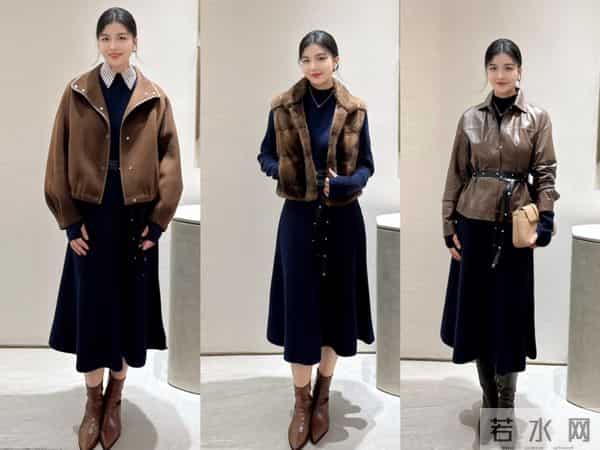 冬季穿藏蓝色真高级，这4组搭配公式好看又显贵，日常穿超显质感