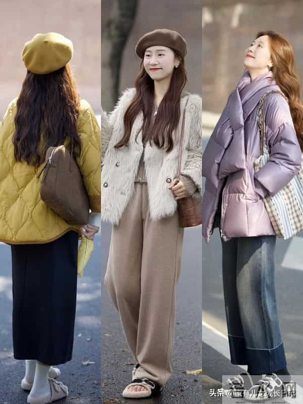 秋冬很火的“羽绒服+松弛感”穿搭｜韩剧女主懒人友好，温柔慵懒