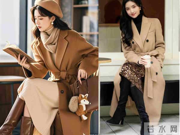 大衣+长靴才是冬季保暖时髦搭配,显高显瘦又气质高级,谁穿谁美