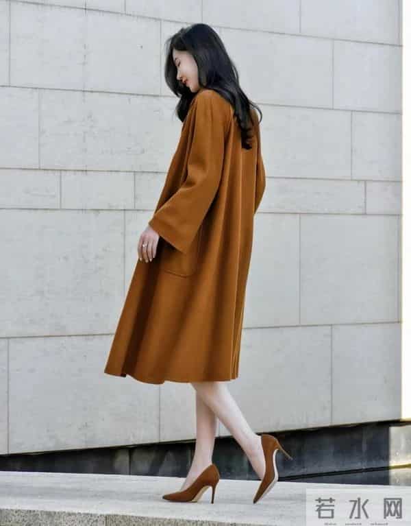 大衣+高跟鞋，显瘦又气质！