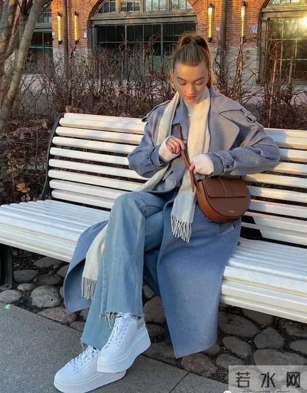 大衣+牛仔裤,冬日轻松又时髦!