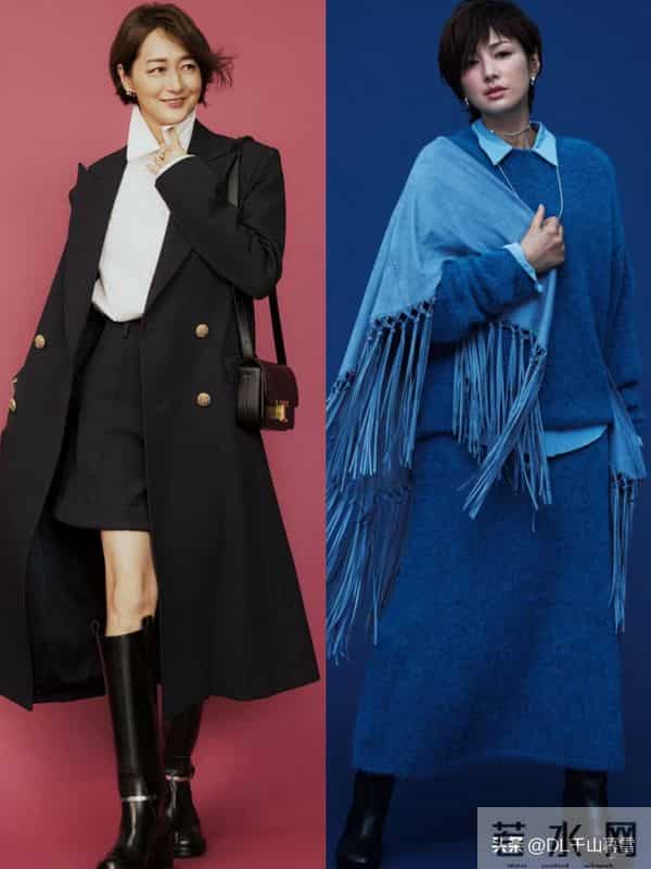 日杂时尚女人秋冬季大衣穿搭分享