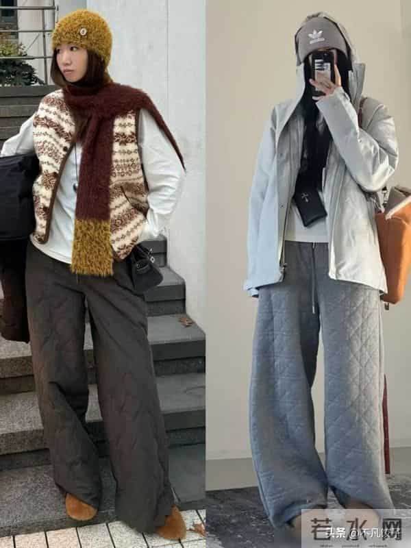 降温后才发现要放弃黑裤子满大街都在穿这3条冬裤洋气