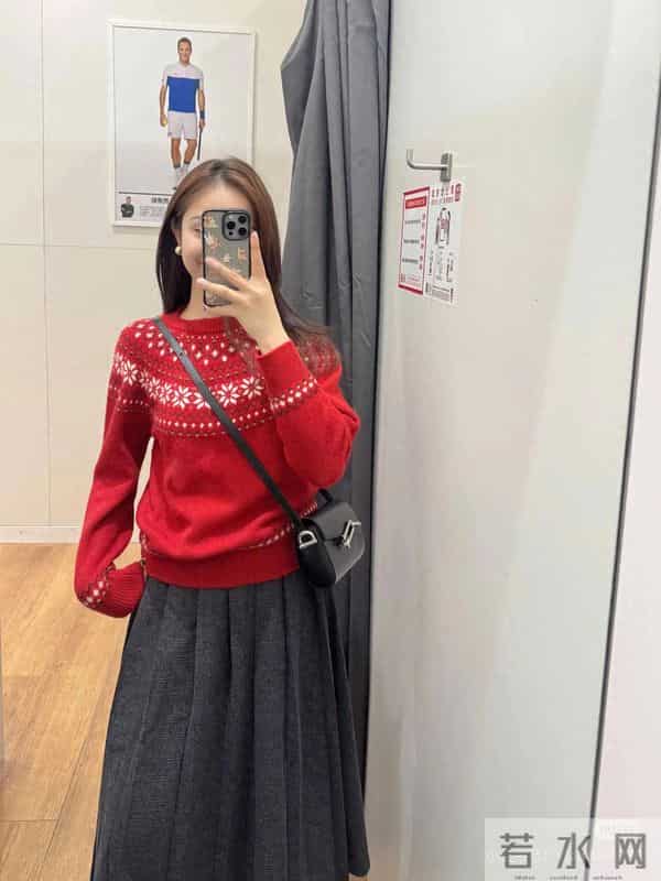 优衣库童装毛衣封神啦！红色费尔岛好适合圣诞呀！