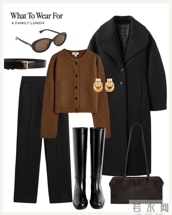 冬季大衣别乱穿！博主的「配色+内搭」模板照搬就美