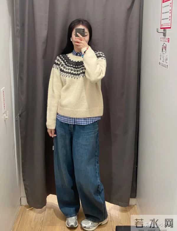 优衣库费尔岛毛衣太好看了吧,直接把日剧女主的松弛感焊身上了!