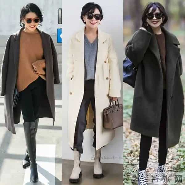 会打扮的中年女人，冬季穿搭靠这3个套封神！保暖还好看