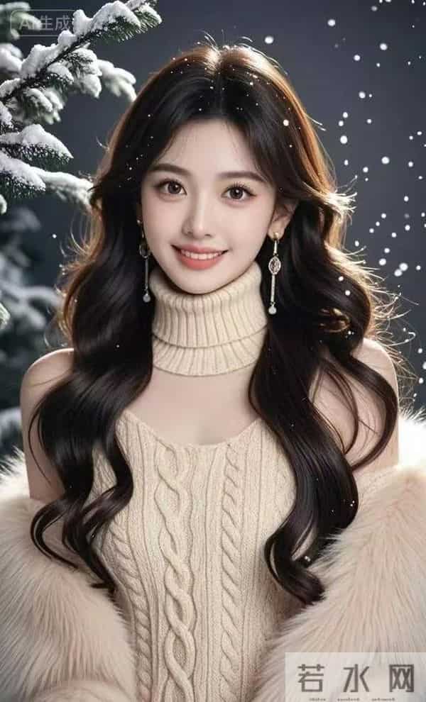 冬季穿搭 毛绒外套内搭连衣裙太美了