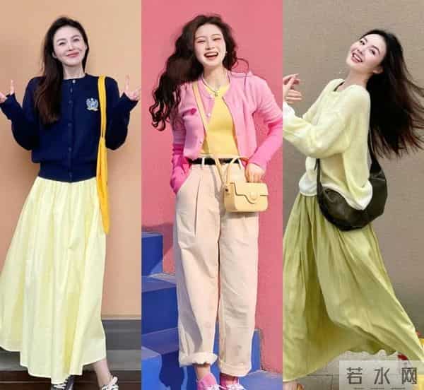 不知道春天穿什么颜色衬白又高级？这几款流行色穿搭绝了