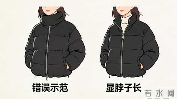 冬天穿羽绒服总显臃肿?3个小技巧,显瘦还保暖!