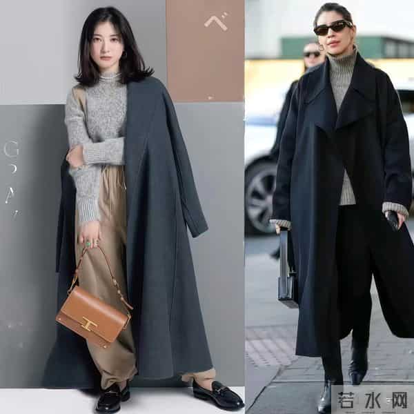 今冬穿“大衣＋毛衣”绝了，又暖又时髦