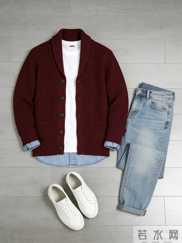 冬季男生「高级感配色」图鉴：10套不挑场合的穿搭模板