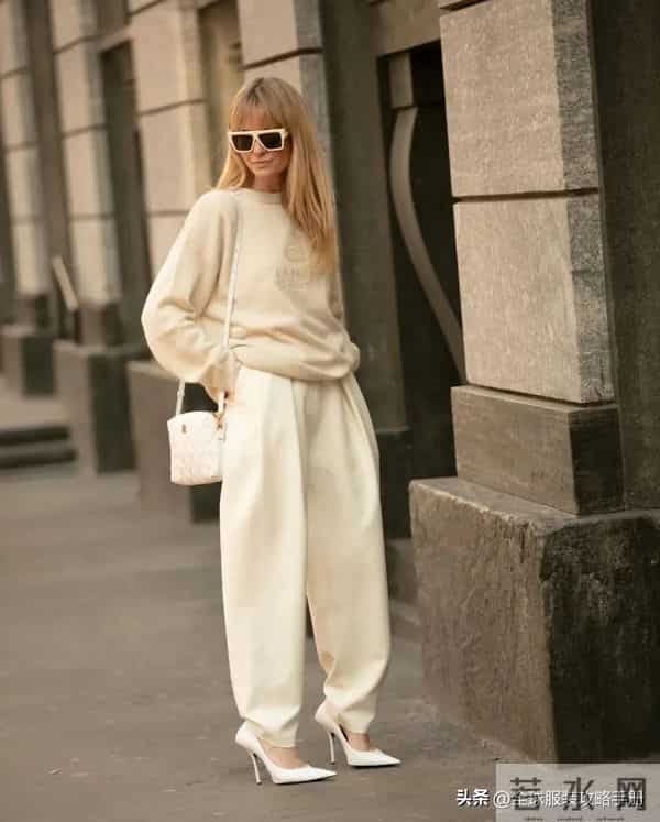 冬天穿白色，太显高级了！