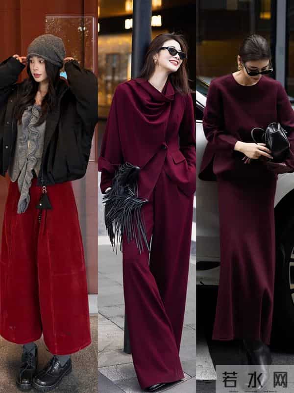 新年红穿搭天花板！高级不艳俗，解锁冬日氛围感