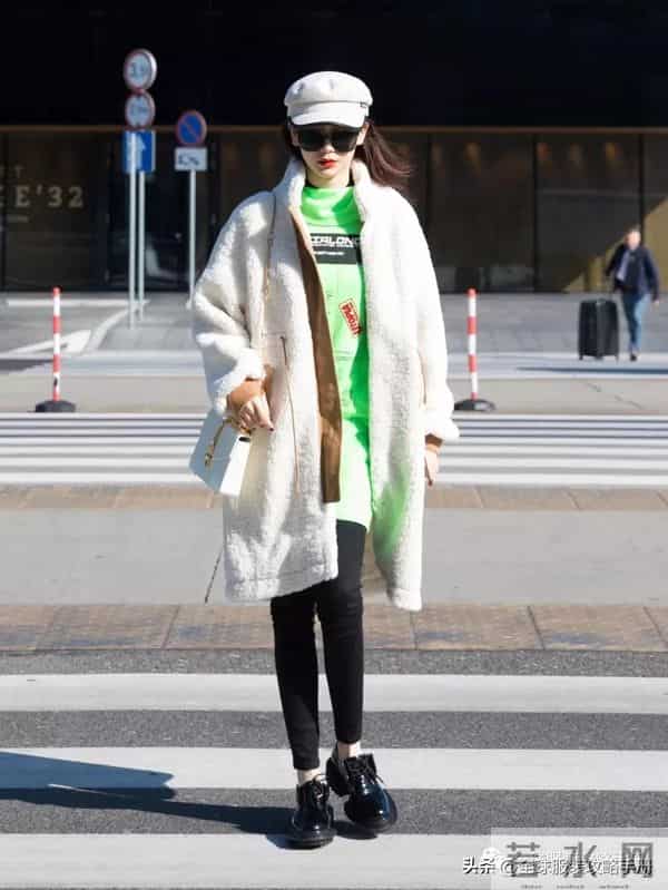 冬天穿白色，太显高级了！