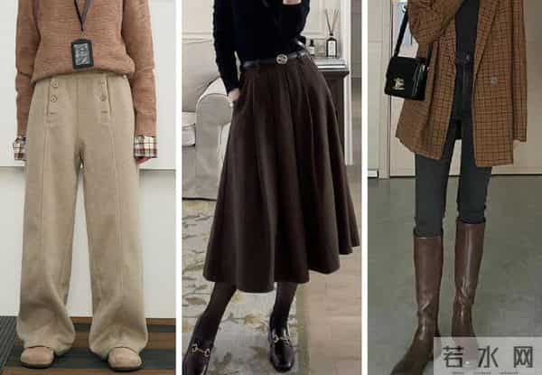 秋冬别在穿瑜伽裤了,换成这3种下装穿搭,时髦保暖关键很显腿细