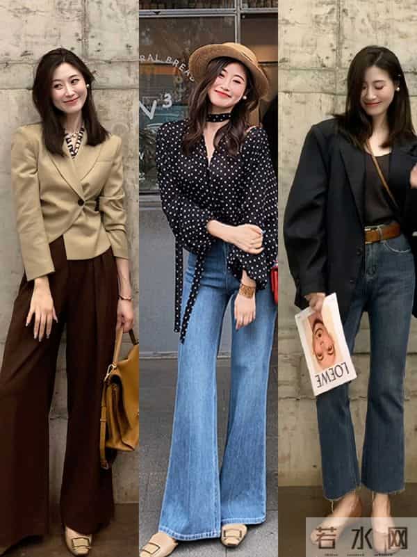 “一条裤子+穿搭公式，”普通身材也显瘦不臃肿