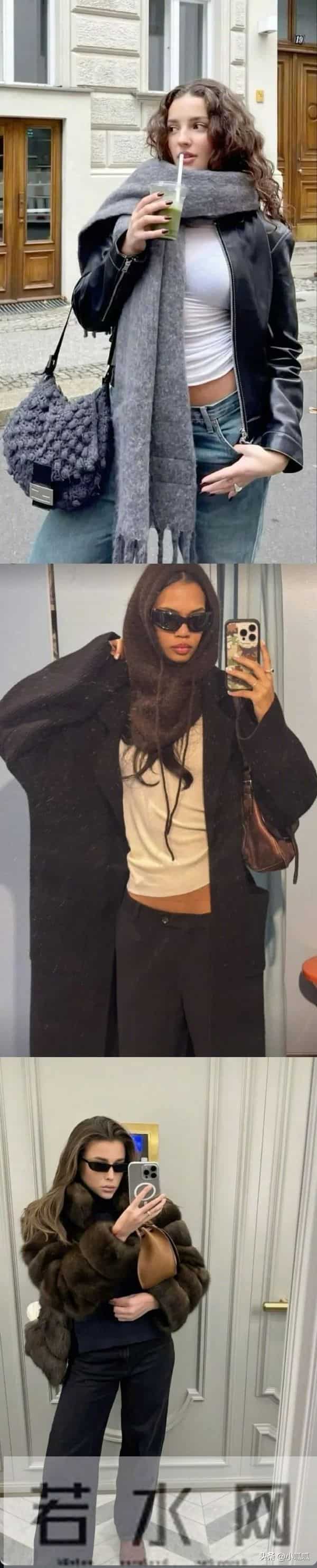 女孩们的秋冬时髦穿搭
