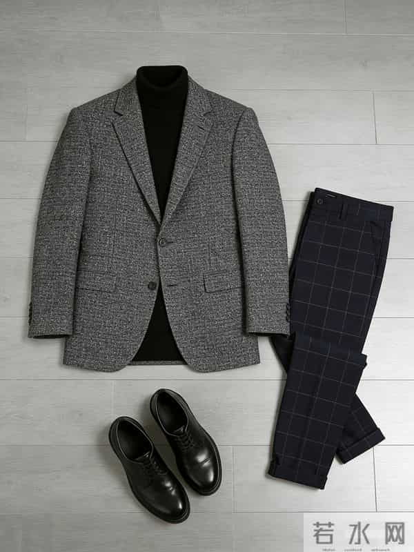 冬季男生「高级感配色」图鉴：10套不挑场合的穿搭模板