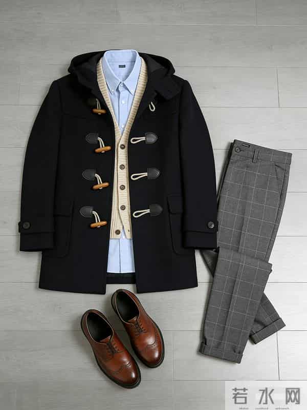 冬季男生「高级感配色」图鉴：10套不挑场合的穿搭模板