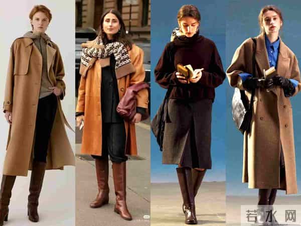 大衣+长靴才是冬季保暖时髦搭配,显高显瘦又气质高级,谁穿谁美