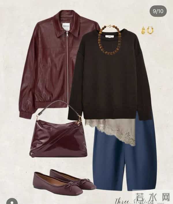 一条阔腿镰刀裤10身搭配,轻松实现一衣多穿