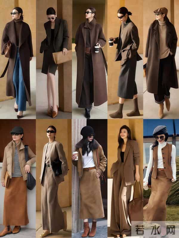 “大地色穿搭杀疯了！把高级与适配焊死，美到出街封神”