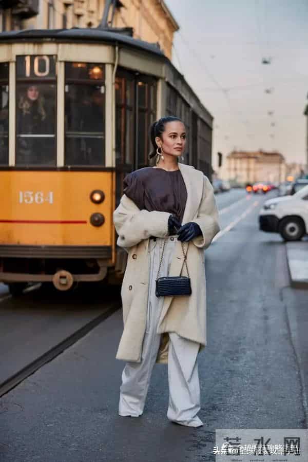 冬天穿白色，太显高级了！