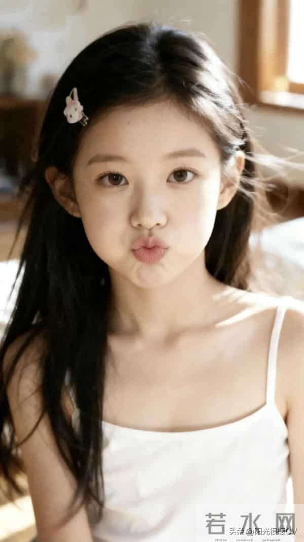 柔光里的甜系元气少女