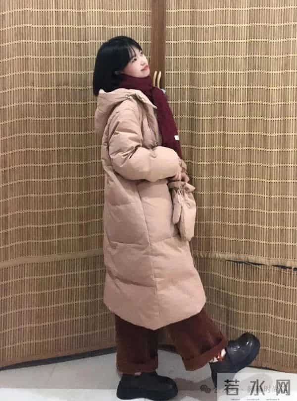 奶茶色羽绒 暖乎乎过冬