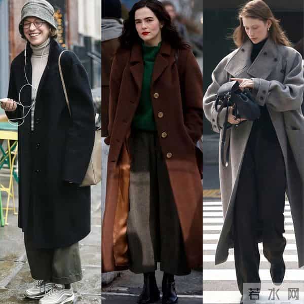 今冬穿“大衣＋毛衣”绝了，又暖又时髦