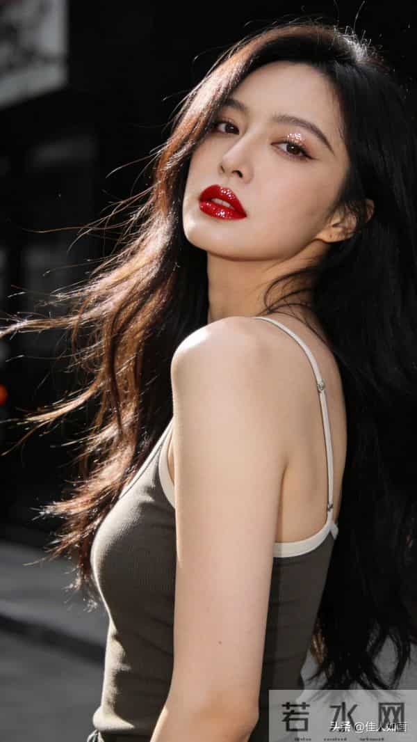 松弛随性的冷艳街拍美人